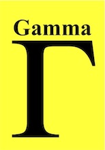 Gamma's English logo